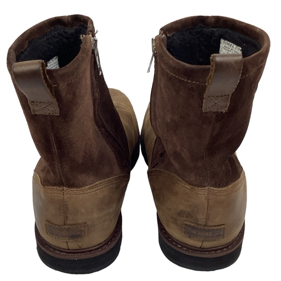 SOREL Madson Zip Waterproof Suede Leather Boots NM 2344 - Picture 5 of 11